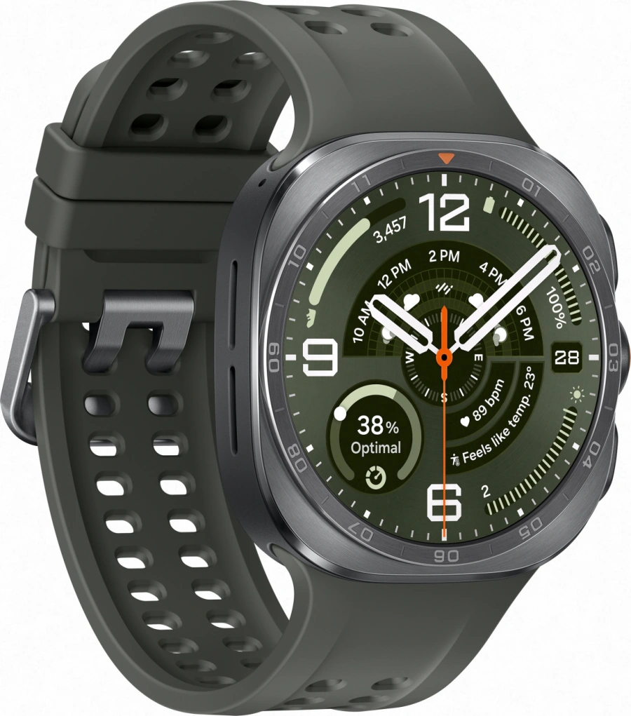 Смарт-годинник Samsung Galaxy Watch Ultra2 Titanium Silver 47mm LTE with Black Marine Band - S/M/L (SM-L715FZSA)
