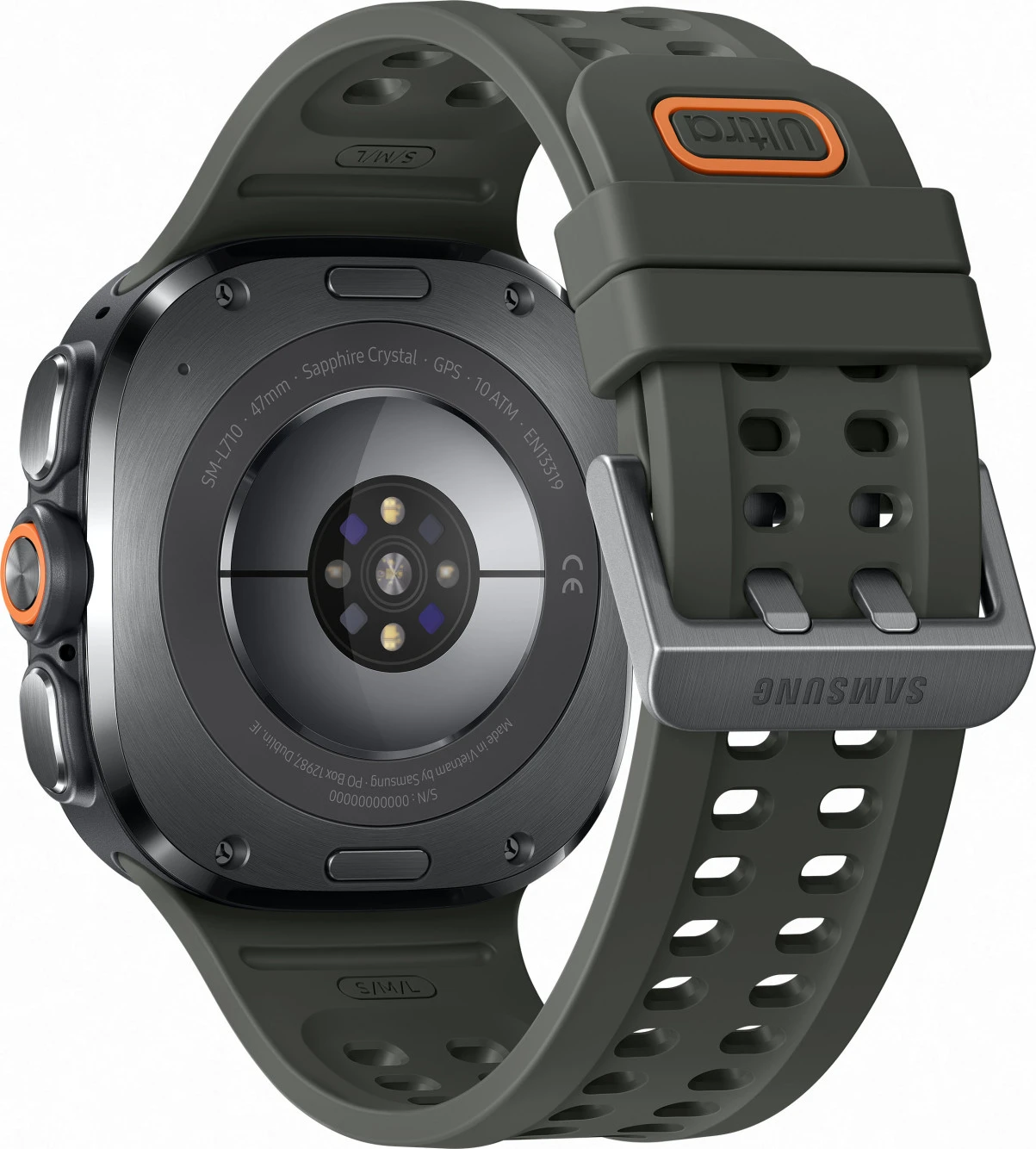 Смарт-часы Samsung Galaxy Watch Ultra2 Titanium Silver 47mm LTE with Black Marine Band - S/M/L (SM-L715FZSA)