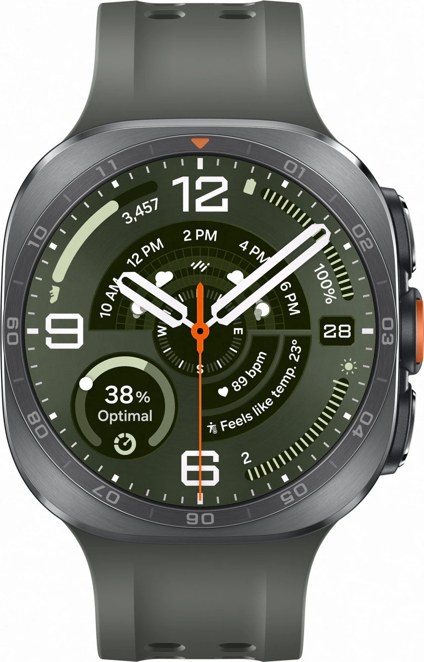 Смарт-часы Samsung Galaxy Watch Ultra2 Titanium Silver 47mm LTE with Black Marine Band - S/M/L (SM-L715FZSA)