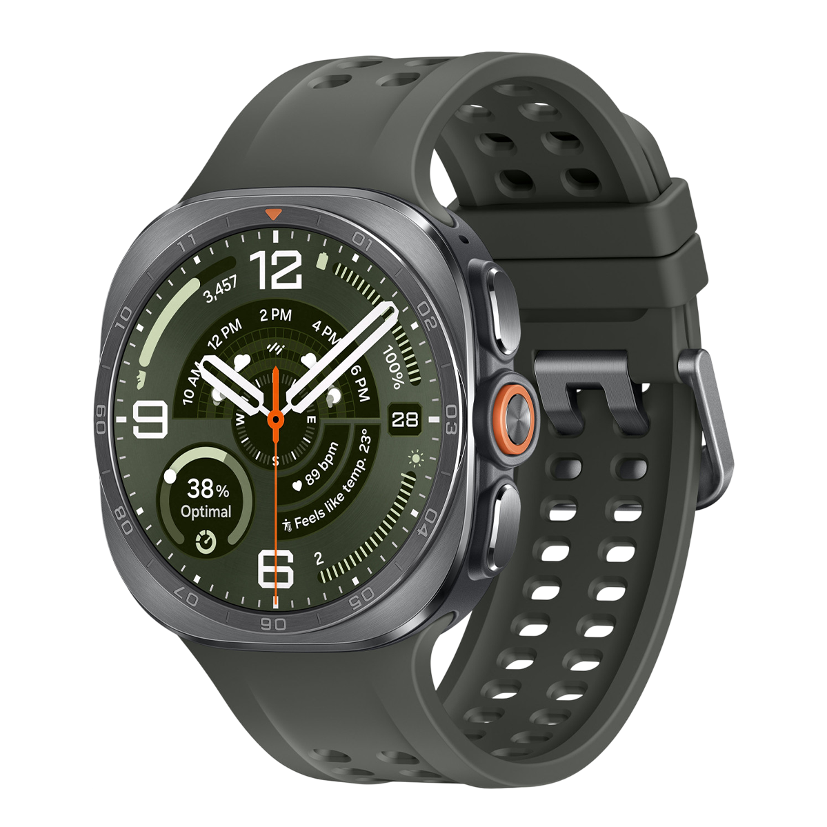 Смарт-часы Samsung Galaxy Watch Ultra2 Titanium Silver 47mm LTE with Black Marine Band - S/M/L (SM-L715FZSA)