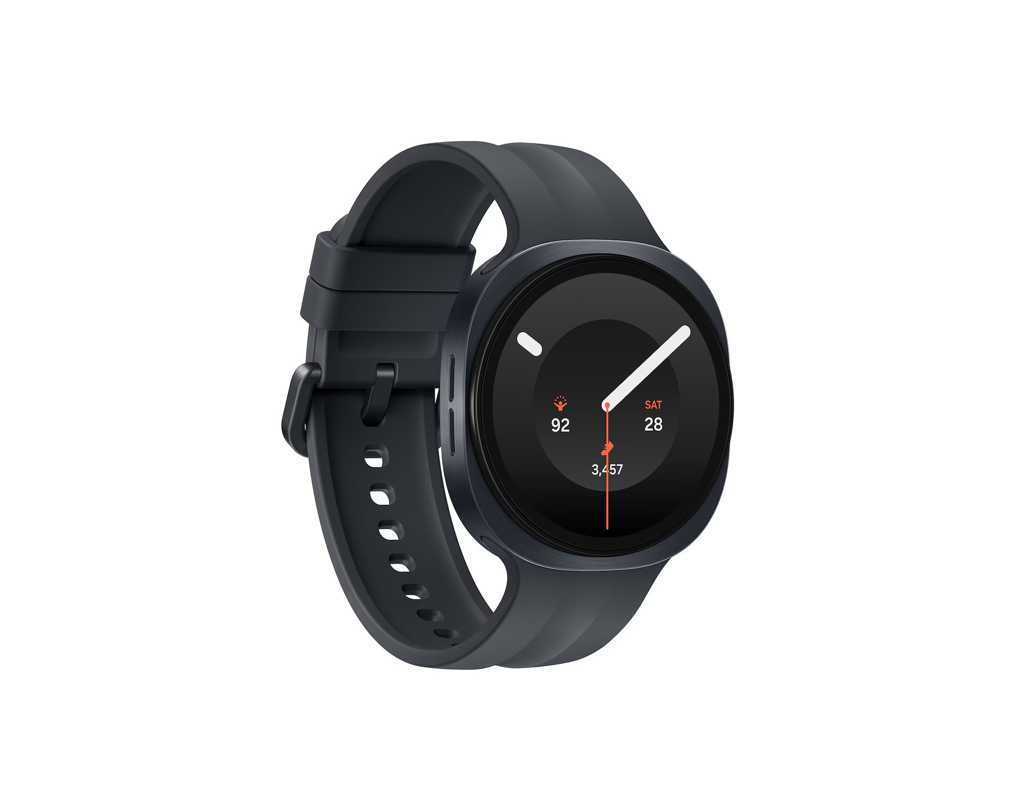 Смарт-часы Samsung Galaxy Watch9 Graphite Bluetooth 40mm with Black Sport Band - S/M (SM-L340NZKA)