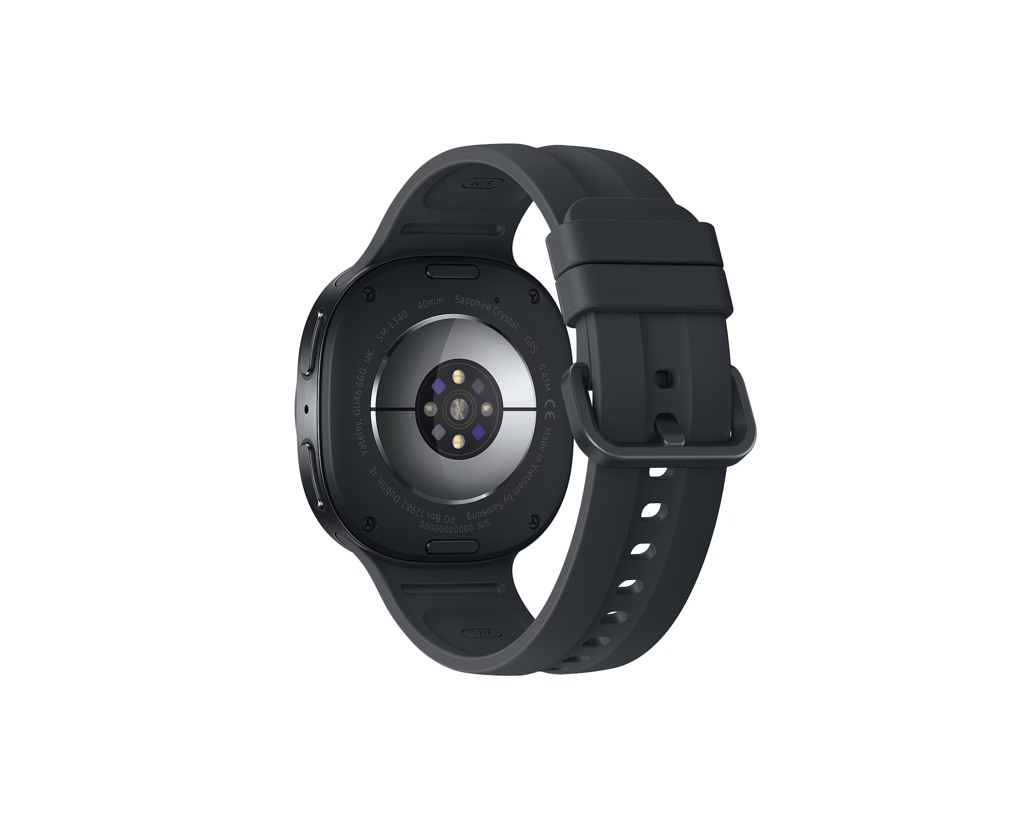 Смарт-часы Samsung Galaxy Watch9 Graphite Bluetooth 40mm with Black Sport Band - S/M (SM-L340NZKA)