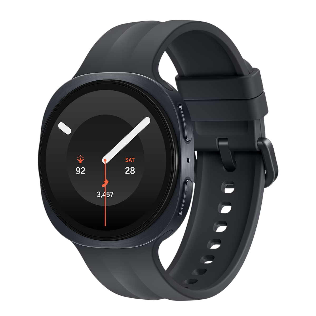 Смарт-часы Samsung Galaxy Watch9 Graphite Bluetooth 40mm with Black Sport Band - S/M (SM-L340NZKA)