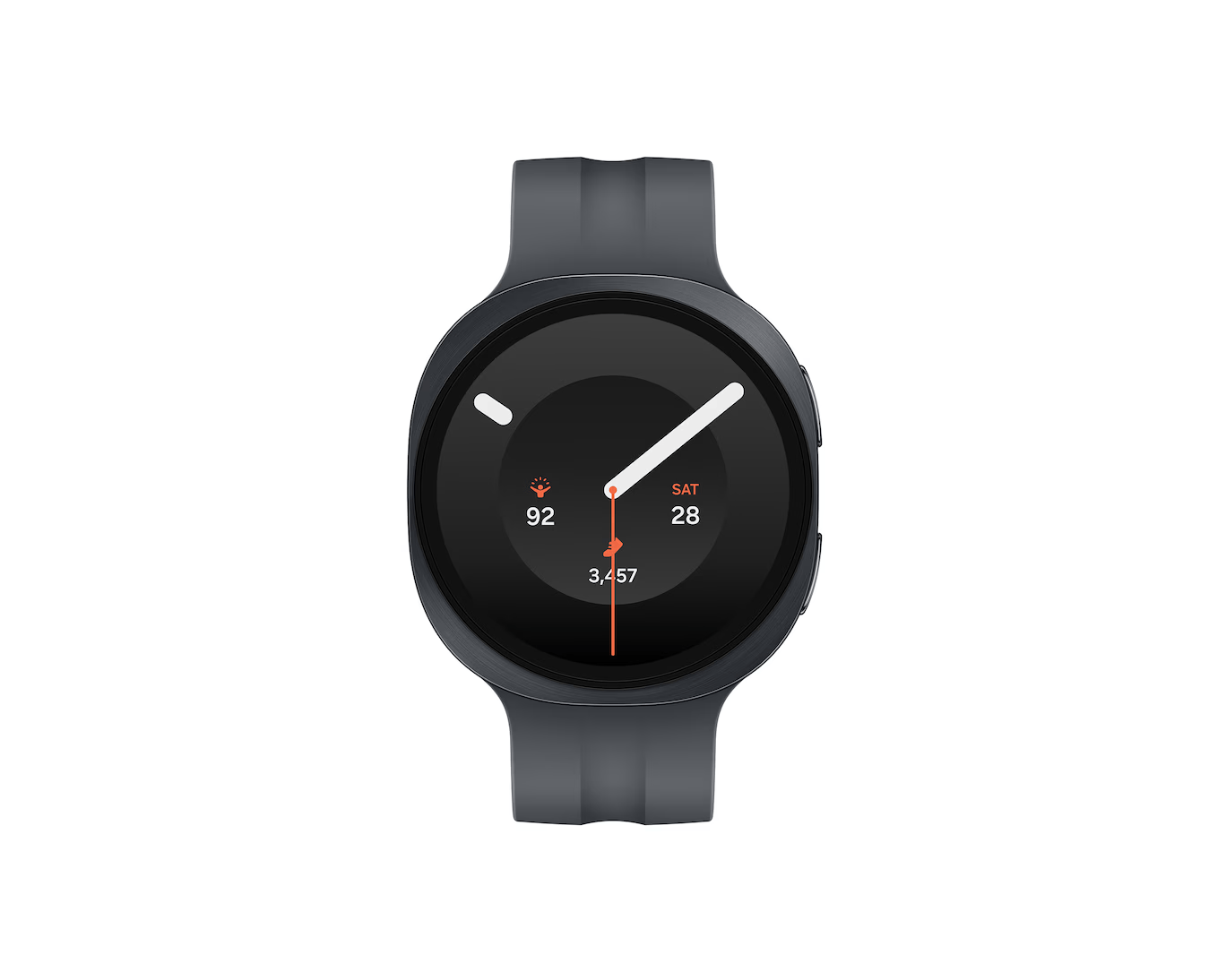 Смарт-годинник Samsung Galaxy Watch9 Graphite Bluetooth 44mm with Black Sport Band - M/L (SM-L350NZKA)