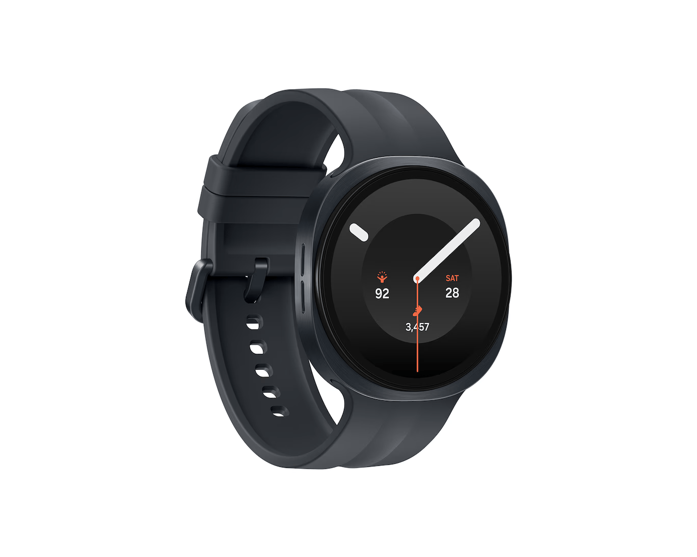 Смарт-годинник Samsung Galaxy Watch9 Graphite Bluetooth 44mm with Black Sport Band - M/L (SM-L350NZKA)
