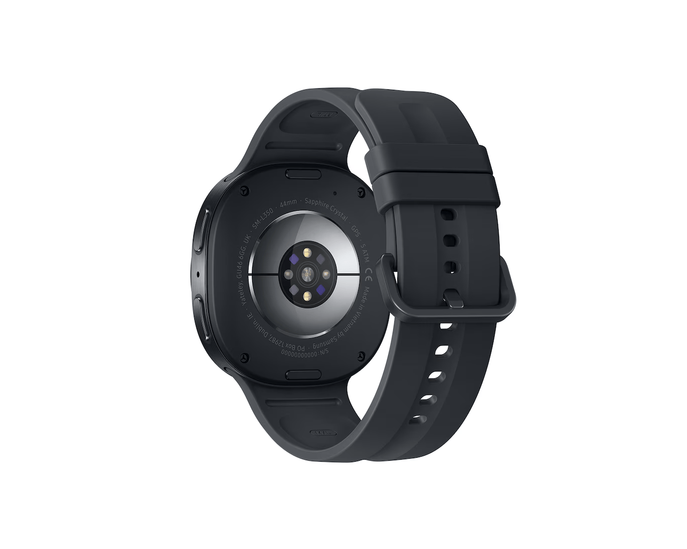 Смарт-годинник Samsung Galaxy Watch9 Graphite Bluetooth 44mm with Black Sport Band - M/L (SM-L350NZKA)
