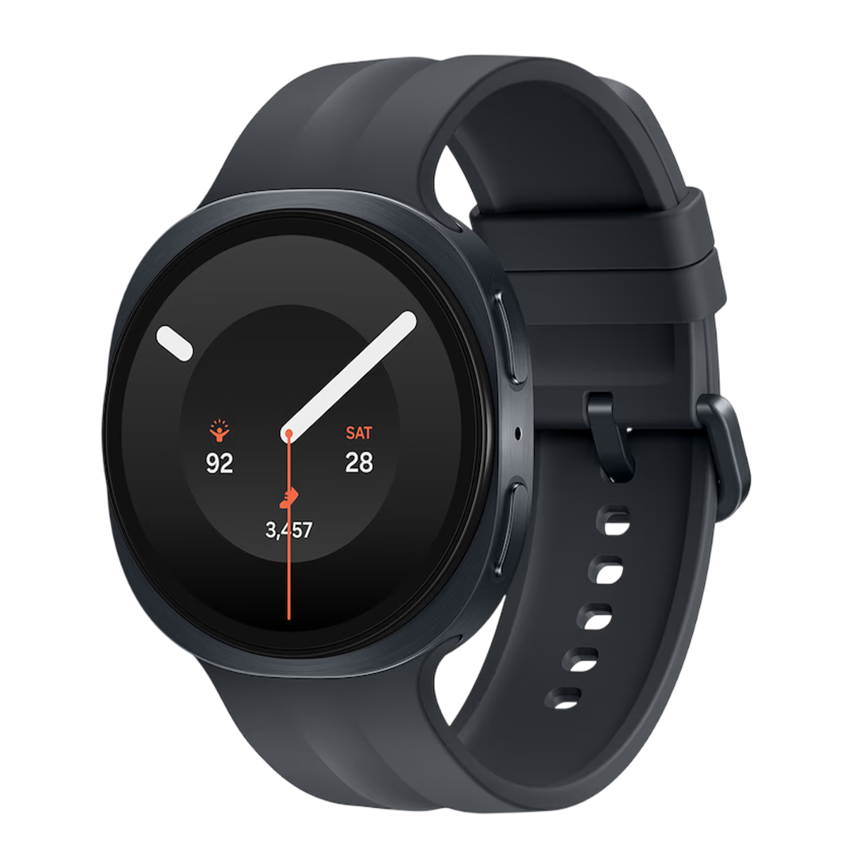 Смарт-годинник Samsung Galaxy Watch9 Graphite Bluetooth 44mm with Black Sport Band - M/L (SM-L350NZKA)