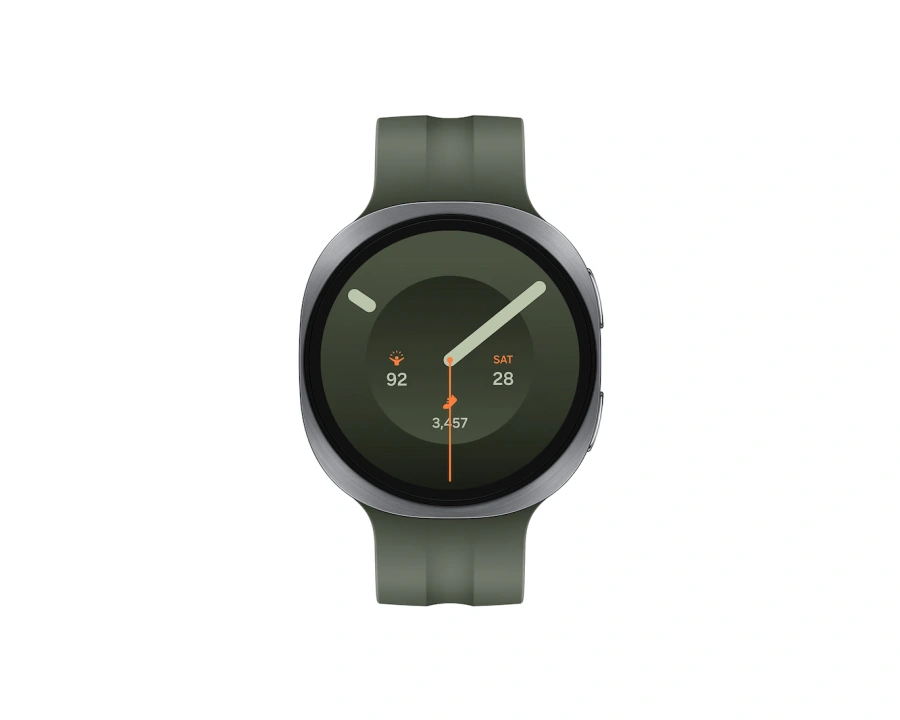 Смарт-годинник Samsung Galaxy Watch9 Silver Bluetooth 44mm with Olive Sport Band - M/L (SM-L350NZSA)
