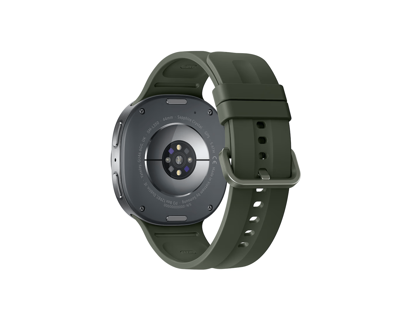 Смарт-годинник Samsung Galaxy Watch9 Silver Bluetooth 44mm with Olive Sport Band - M/L (SM-L350NZSA)