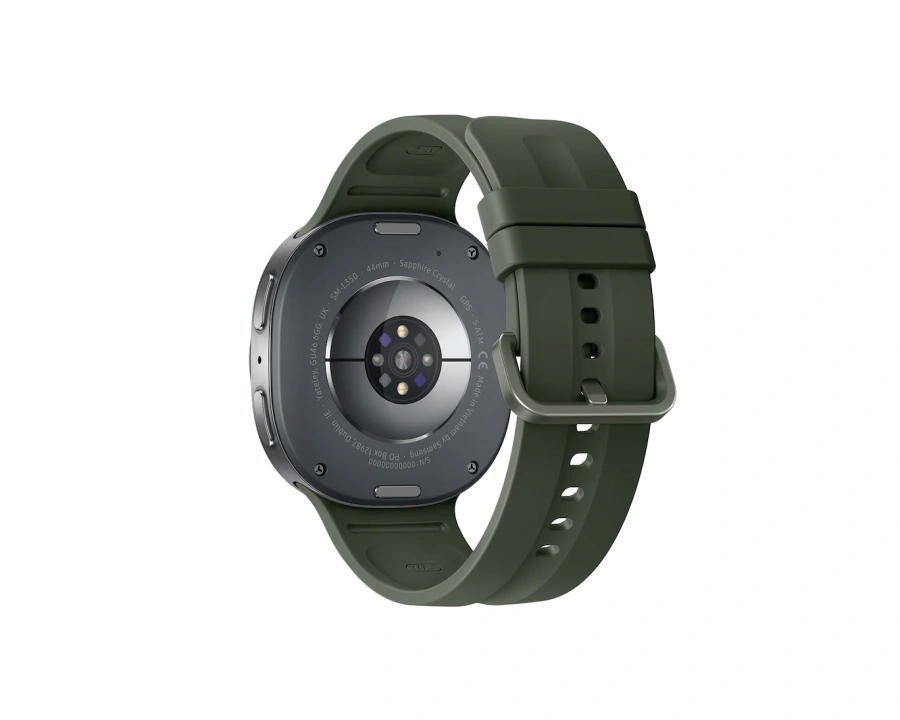 Смарт-годинник Samsung Galaxy Watch9 Silver Bluetooth 44mm with Olive Sport Band - M/L (SM-L350NZSA)