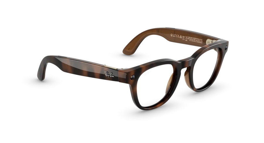 Смарт-окуляри Ray-Ban | Meta Scriber Optics [Gen 2] Standard - Shiny Havana/Demo Lens (RW7002 8528 49-22)