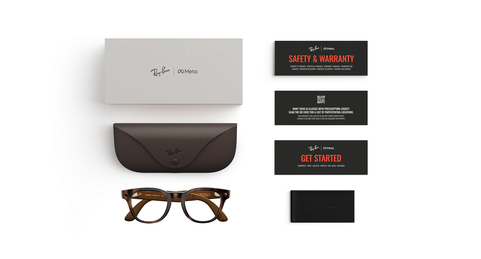 Смарт-окуляри Ray-Ban | Meta Scriber Optics [Gen 2] Standard - Shiny Havana/Demo Lens (RW7002 8528 49-22)