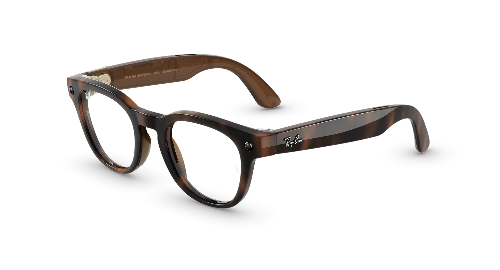 Смарт-окуляри Ray-Ban | Meta Scriber Optics [Gen 2] Standard - Shiny Havana/Demo Lens (RW7002 8528 49-22)