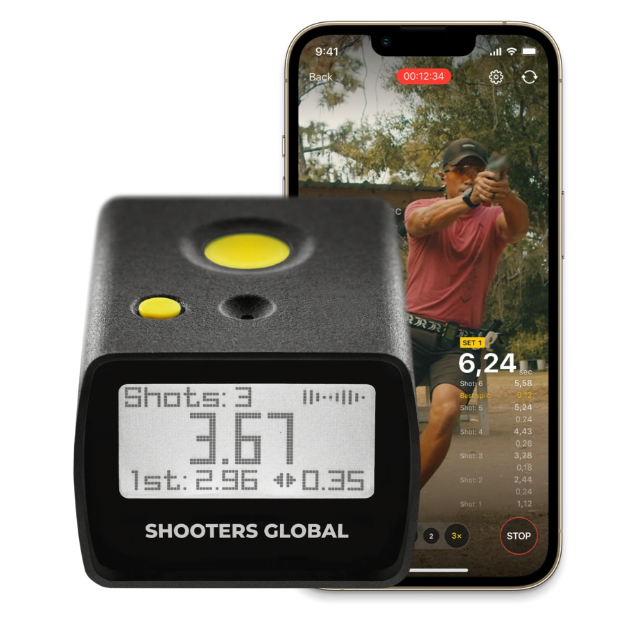 Стрілецький таймер SG Timer GO з кліпсою Quick release