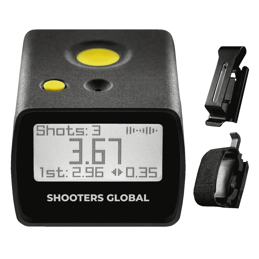 Стрілецький таймер SG Timer GO з кліпсами Pocket та Quick release