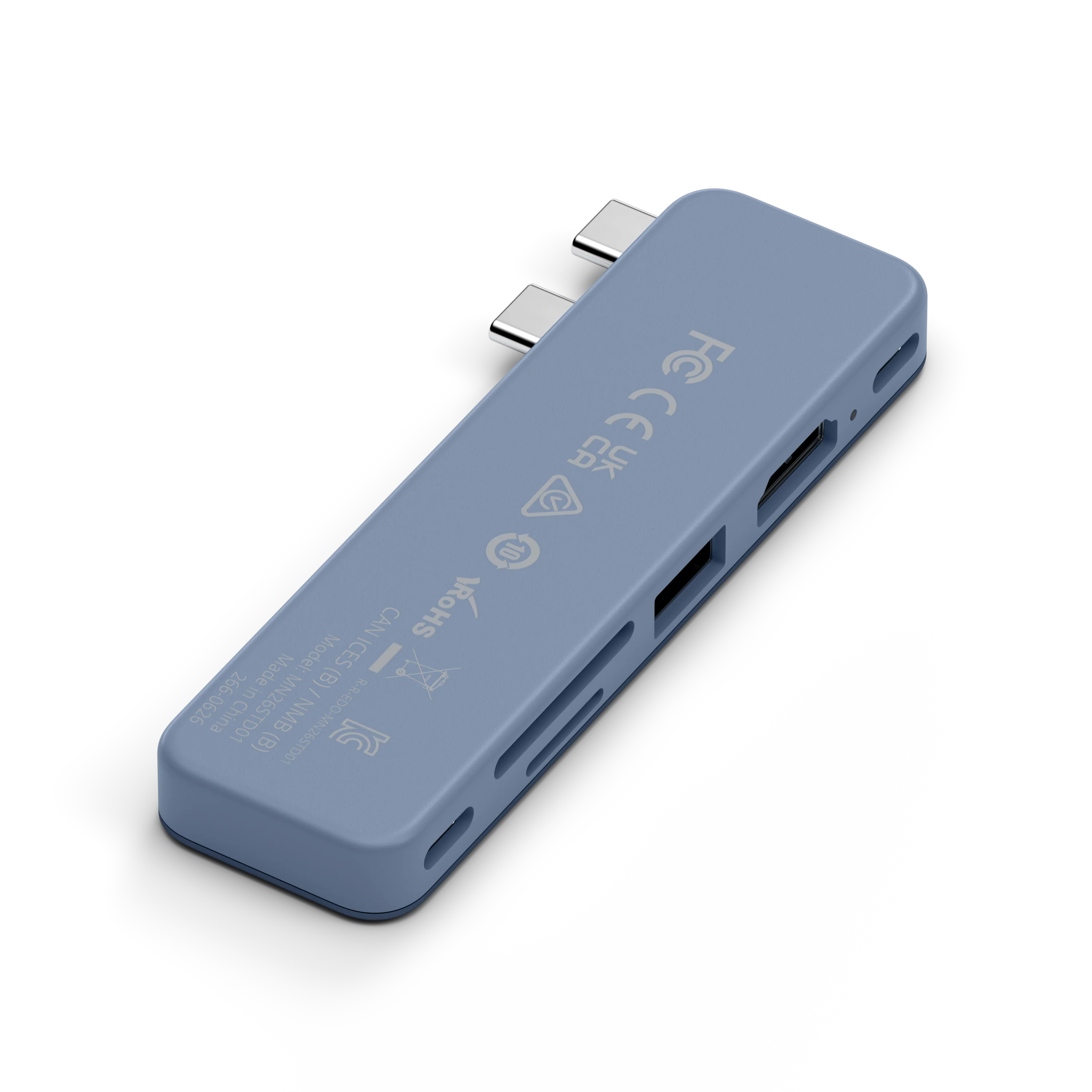 USB-C хаб Satechi Snap Hub - Indigo (ST-HUSNB)
