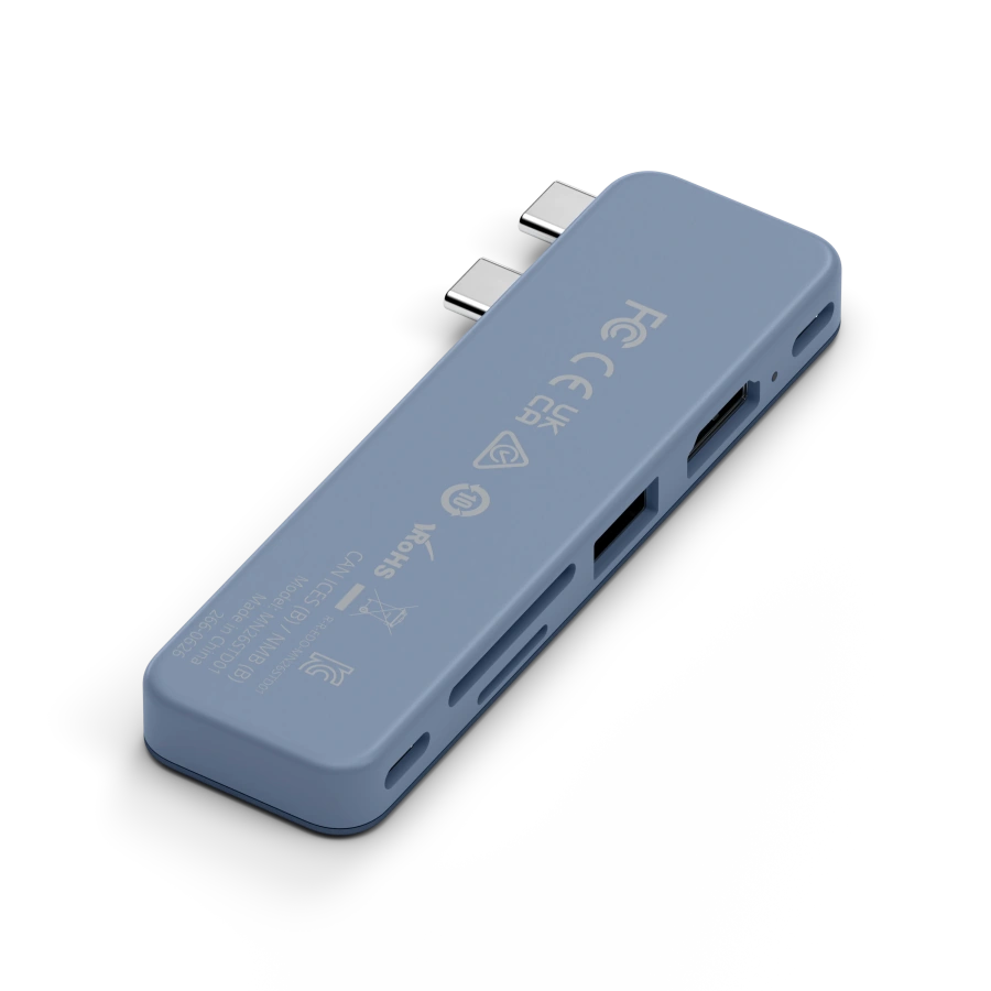 USB-C хаб Satechi Snap Hub - Indigo (ST-HUSNB)
