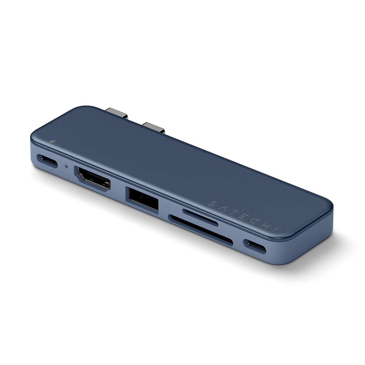 USB-C хаб Satechi Snap Hub - Indigo (ST-HUSNB)