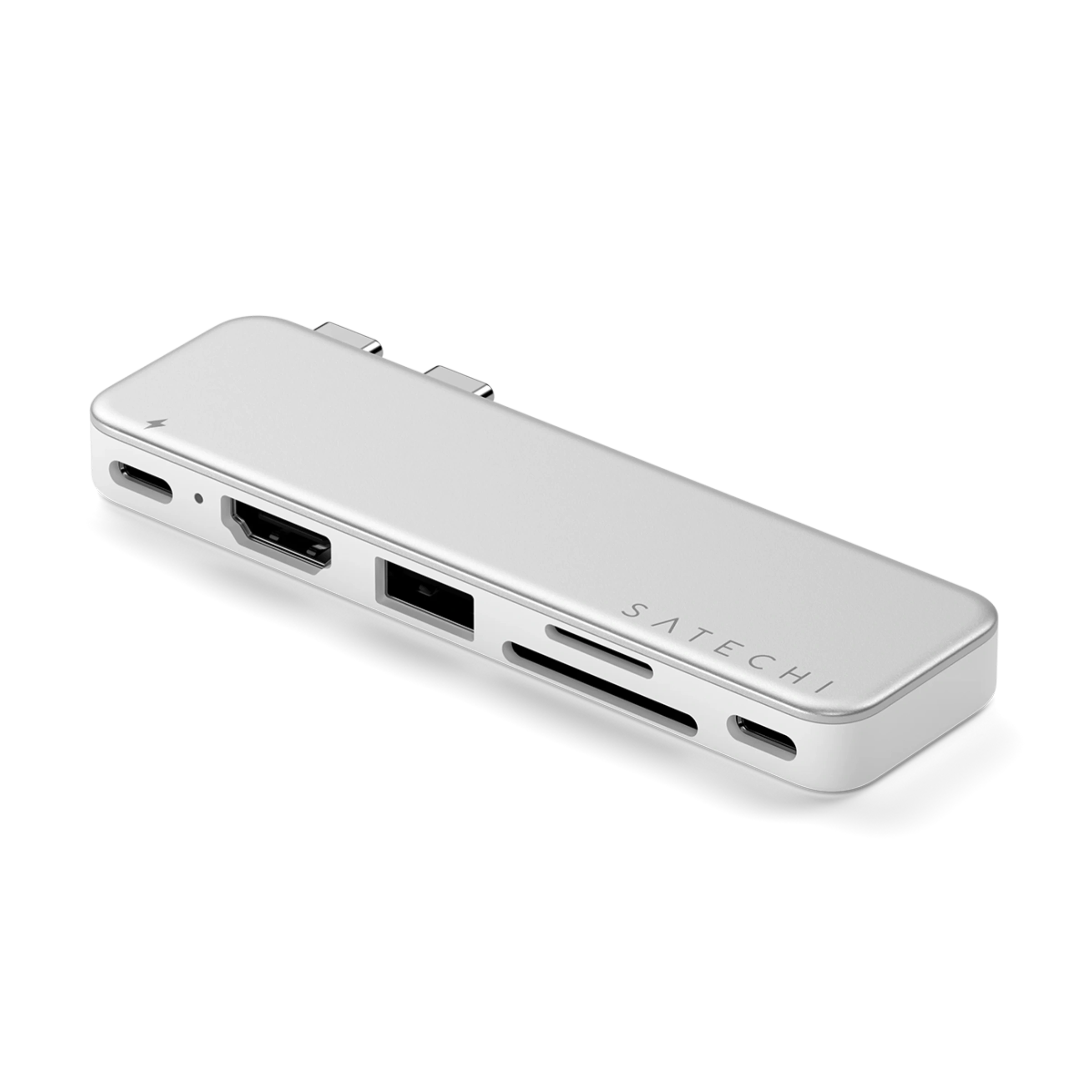 USB-C хаб Satechi Snap Hub - Silver (ST-HUSNS) USB-C хаб Satechi Snap Hub - Silver (ST-HUSNS)
