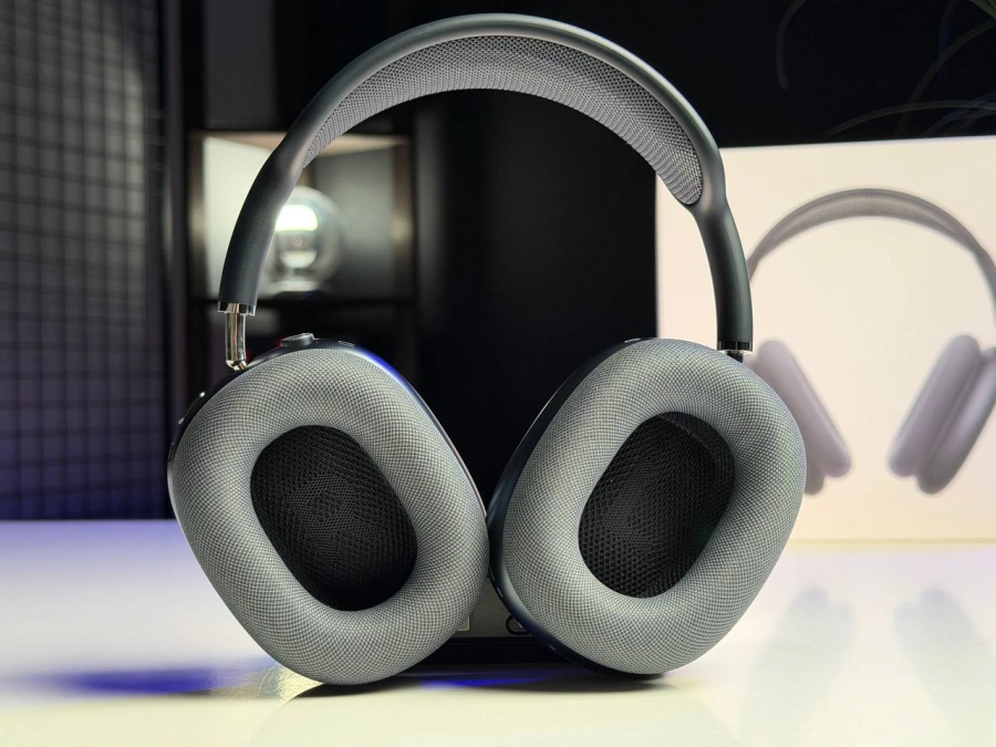 ВИТРИННЫЕ Наушники Apple AirPods Max [USB-C] 2024 - Midnight (MWW43) - Состояние: хороший | Аккумулятор: 100% | Комплектация: полный | Гарантия: 3 мес.