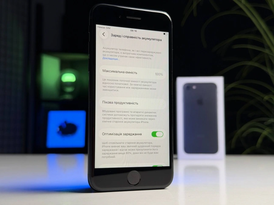 ВЖИВАНИЙ Б/У Apple iPhone SE 3 2022 128GB Midnight (MMX83, MMXJ3) - Стан: гарний | Акумулятор: 100% | Комплектація: повний | Гарантія: 3 міс.