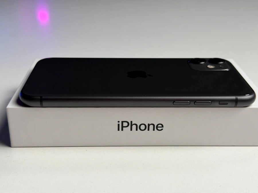 ВЖИВАНИЙ Б/У Apple iPhone 11 128GB Black (MHCX3, MHDH3) - Состояние: хороший | Аккумулятор: 100% | Комплектация: полный | Гарантия: 3 мес.