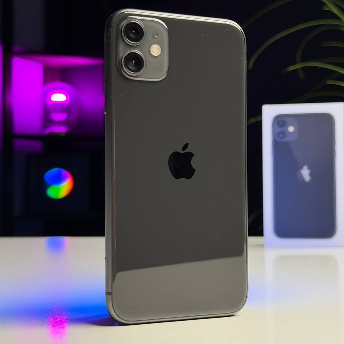 ВЖИВАНИЙ Б/У Apple iPhone 11 128GB Black (MHCX3, MHDH3) - Состояние: хороший | Аккумулятор: 100% | Комплектация: полный | Гарантия: 3 мес.