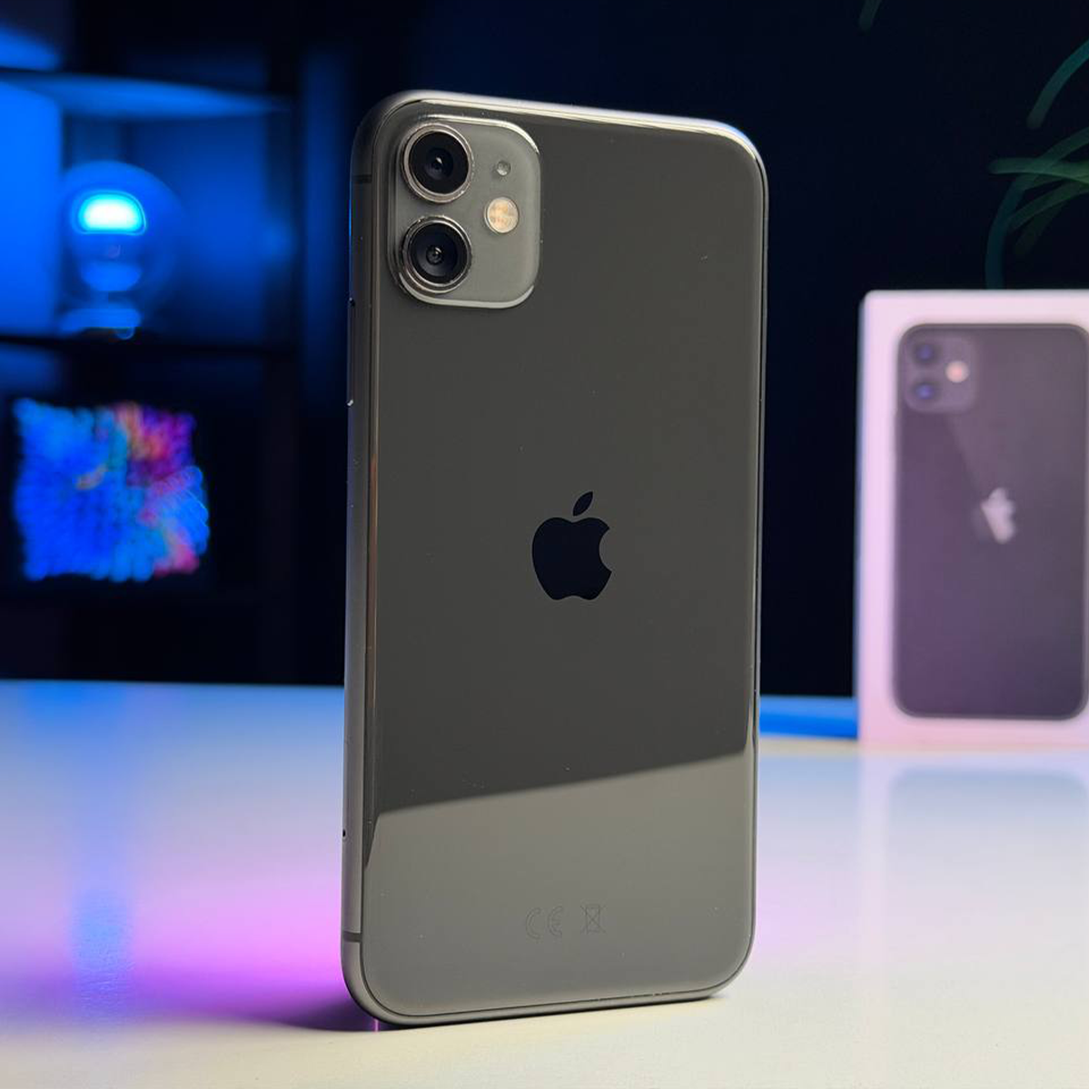 ВЖИВАНИЙ Б/У Apple iPhone 11 64GB Black (MHCP3, MHDA3) - Состояние: хороший | Аккумулятор: 100% | Комплектация: полный | Гарантия: 3 мес.