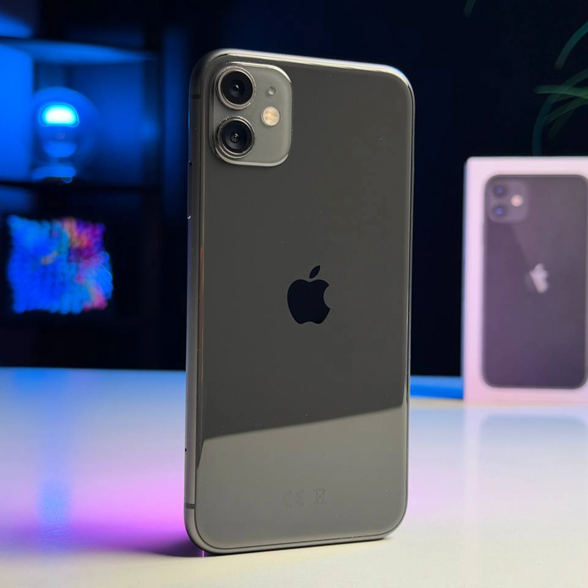 ВЖИВАНИЙ Б/У Apple iPhone 11 64GB Black (MHCP3, MHDA3) - Состояние: хороший | Аккумулятор: 100% | Комплектация: полный | Гарантия: 3 мес.