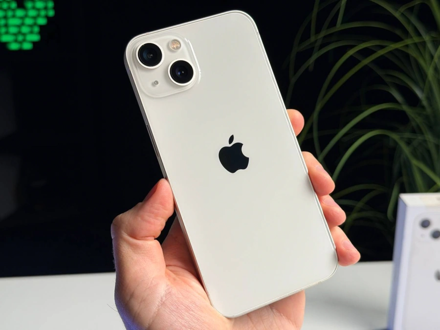 ВЖИВАНИЙ Б/У Apple iPhone 13 128GB Starlight (MLMM3, MLPG3) - Стан: гарний | Акумулятор: 100% | Комплектація: повний | Гарантія: 3 міс.