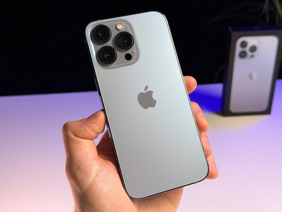 ВЖИВАНИЙ Б/У Apple iPhone 13 Pro 128GB Sierra Blue (MLTT3, MLVD3) - Стан: гарний | Акумулятор: 100% | Комплектація: повний | Гарантія: 3 міс.