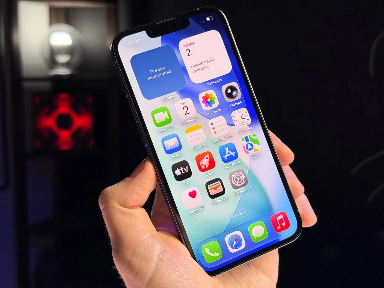 ВЖИВАНИЙ Б/У Apple iPhone 13 Pro 128GB Sierra Blue (MLTT3, MLVD3) - Стан: гарний | Акумулятор: 100% | Комплектація: повний | Гарантія: 3 міс.