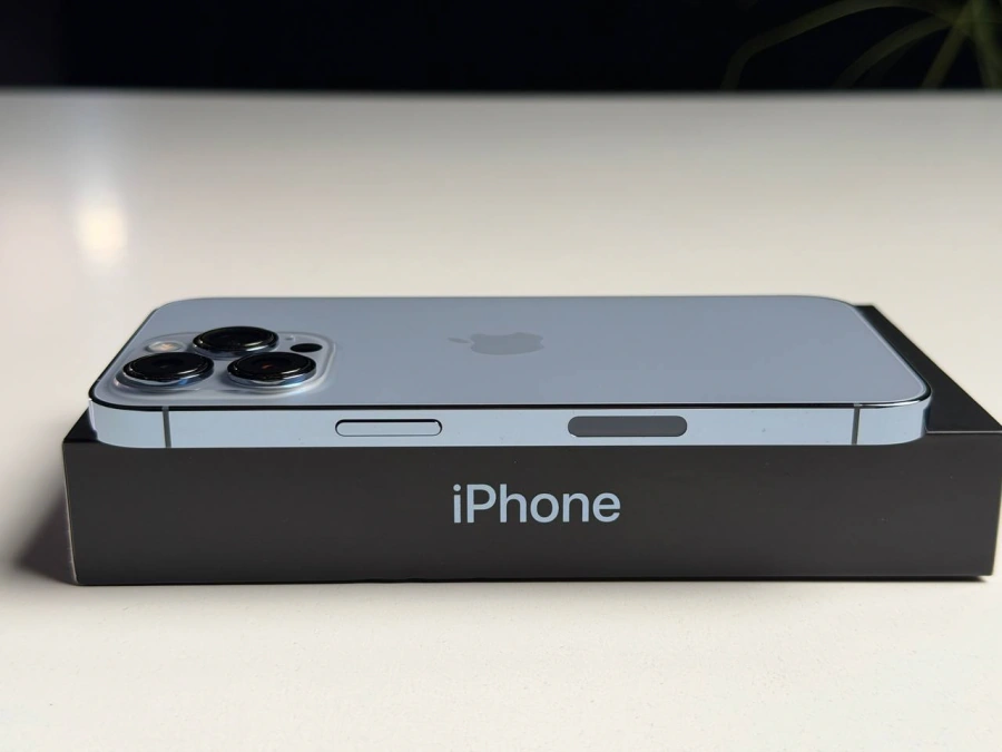 ВЖИВАНИЙ Б/У Apple iPhone 13 Pro 128GB Sierra Blue (MLTT3, MLVD3) - Стан: гарний | Акумулятор: 100% | Комплектація: повний | Гарантія: 3 міс.