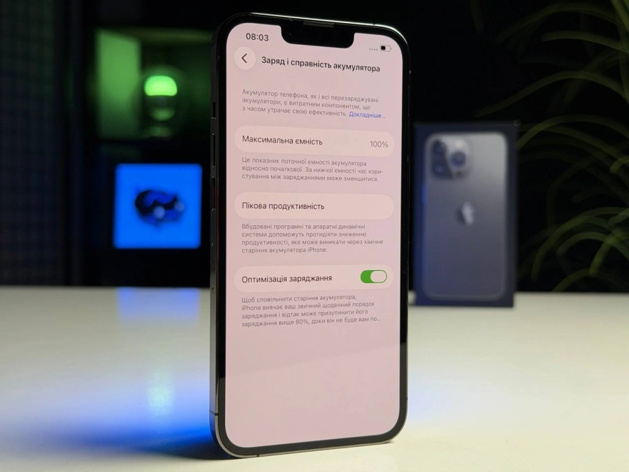 ВЖИВАНИЙ Б/У Apple iPhone 13 Pro 256GB Graphite (MLTW3, MLVE3) - Стан: гарний | Акумулятор: 100% | Комплектація: повний | Гарантія: 3 міс.