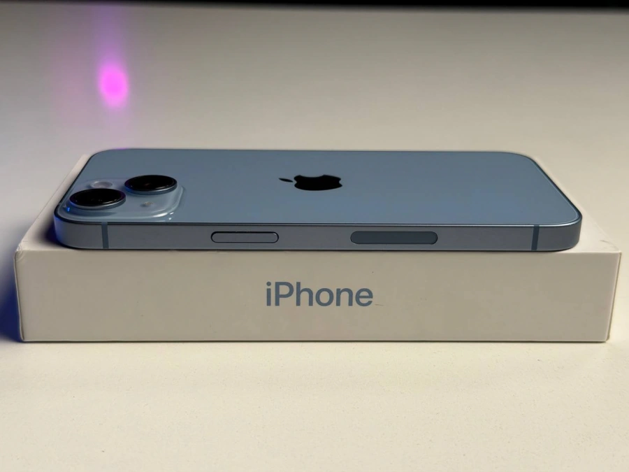 ВЖИВАНИЙ Б/У Apple iPhone 14 256GB Blue eSim (MPWM3) - Состояние: хороший | Аккумулятор: 100% | Комплектация: полный | Гарантия: 3 мес.