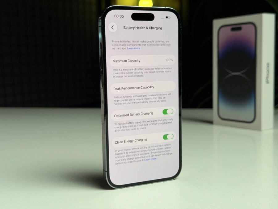 ВЖИВАНИЙ Б/У Apple iPhone 14 Pro 256GB Deep Purple (MQ1F3) - Стан: гарний | Акумулятор: 100% | Комплектація: повний | Гарантія: 3 міс.