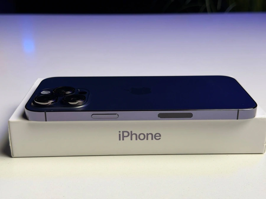 ВЖИВАНИЙ Б/У Apple iPhone 14 Pro Max 256GB Deep Purple eSim (MQ8W3) - Стан: гарний | Акумулятор: 100% | Комплектація: повний | Гарантія: 3 міс.