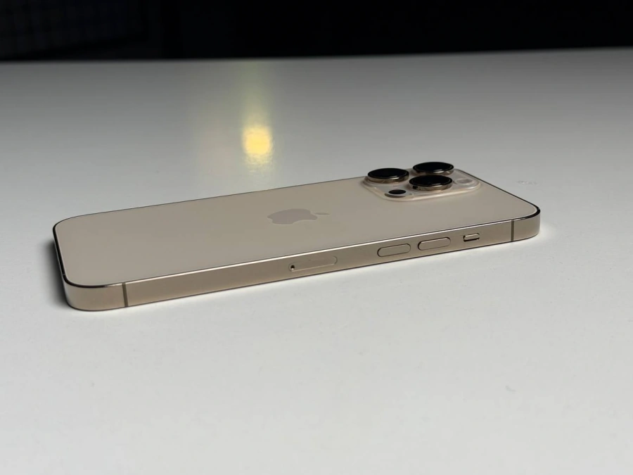 ВЖИВАНИЙ Б/У Apple iPhone 14 Pro Max 256GB Gold (MQ9W3) - Стан: задовільний | Акумулятор: 87% | Комплектація: iPhone, кабель | Гарантія: 3 міс.