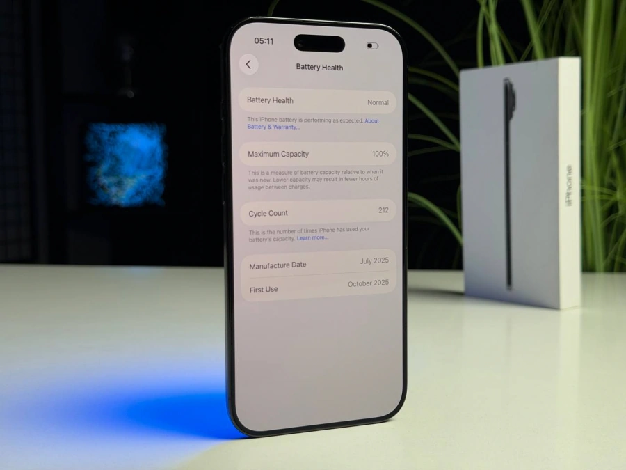 ВЖИВАНИЙ Б/У Apple iPhone Air 256GB Space Black (MG2L4, MG184, MG274) - Состояние: идеальный | Аккумулятор: 100% | Комплектация: полный | Гарантия: 3 мес.