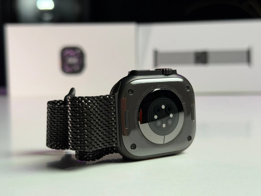 ВІТРИННИЙ Apple Watch Ultra 3 GPS + Cellular 49mm Black Titanium Case with Black Titanium Milanese Loop - Medium (MF1Q4) - Стан: ідеальний | Акумулятор: 100% | Комплектація: повний | Гарантія: 6 міс.