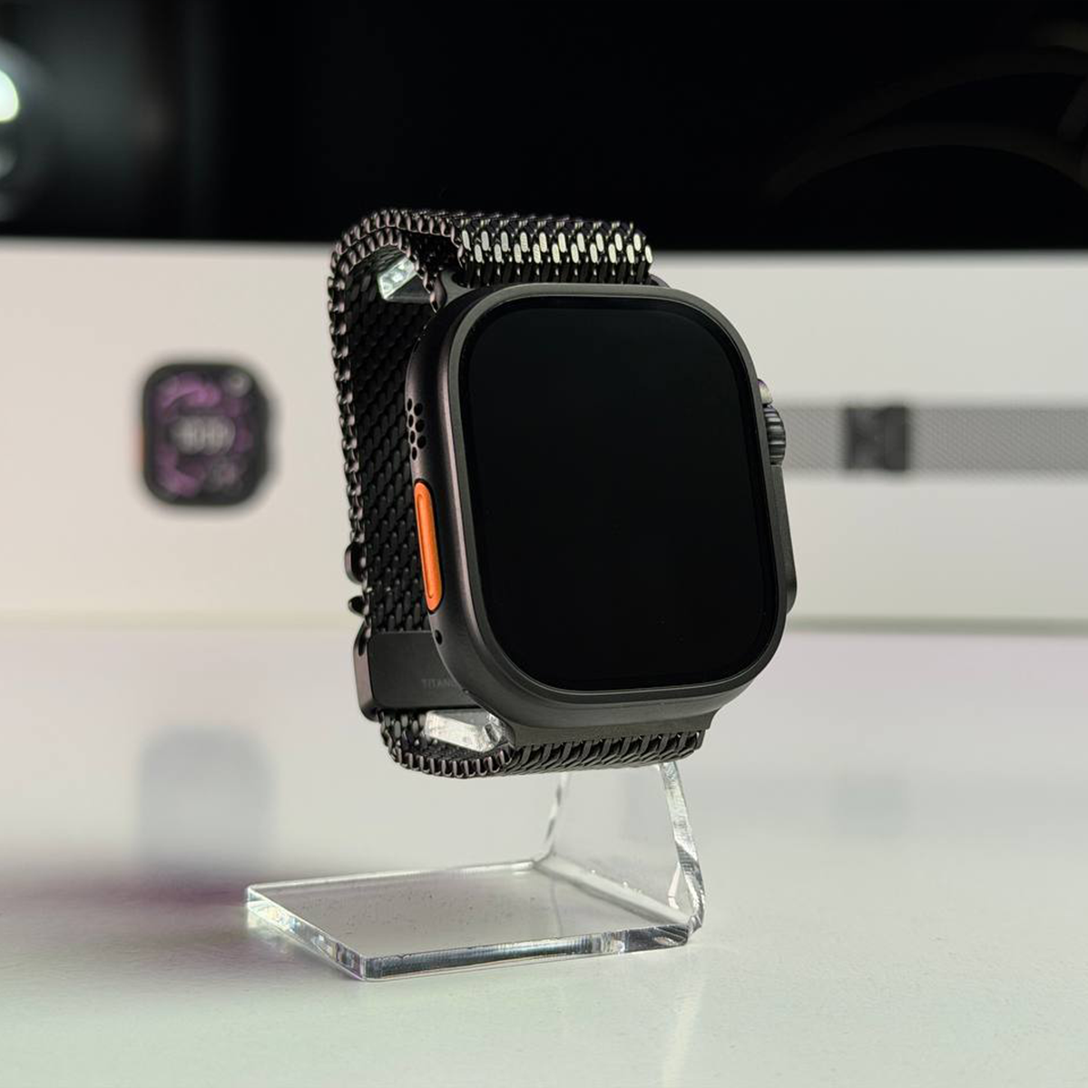 ВІТРИННИЙ Apple Watch Ultra 3 GPS + Cellular 49mm Black Titanium Case with Black Titanium Milanese Loop - Medium (MF1Q4) - Стан: ідеальний | Акумулятор: 100% | Комплектація: повний | Гарантія: 6 міс.