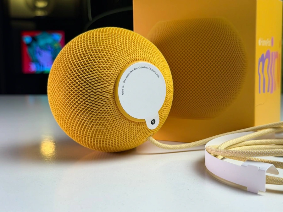 ВИТРИННАЯ Колонка Apple HomePod mini Yellow (MJ2E3) US вилка - Состояние: идеальный | Комплектация: полный | Гарантия: 3 мес.