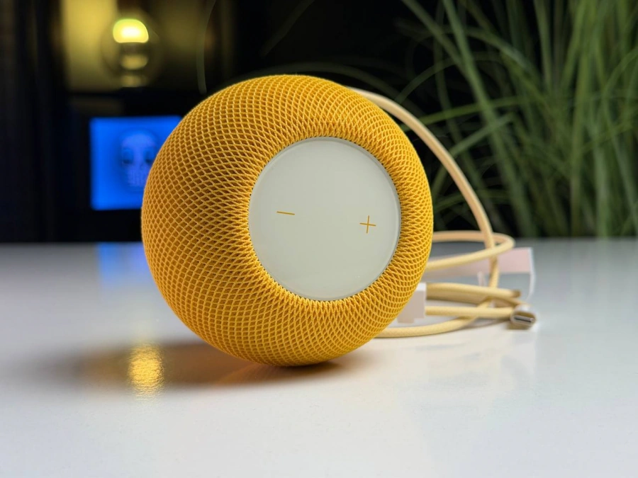 ВИТРИННАЯ Колонка Apple HomePod mini Yellow (MJ2E3) US вилка - Состояние: идеальный | Комплектация: полный | Гарантия: 3 мес.