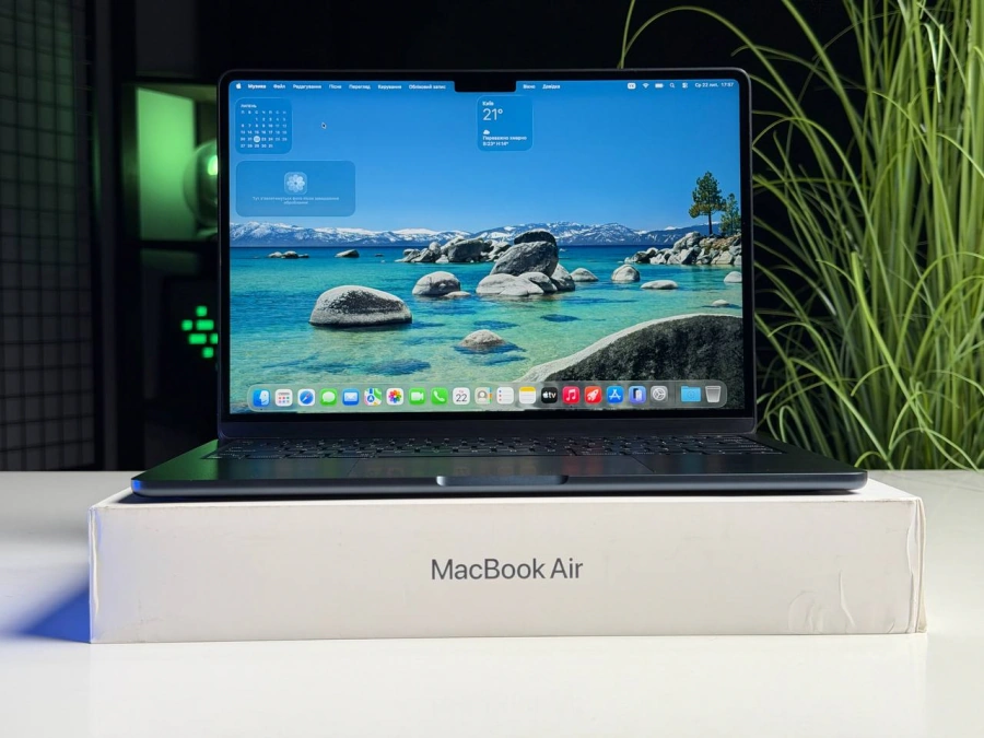 ВЖИВАНИЙ Б/У MacBook Air 13.6" M2/8CPU/8GPU/16GB/256GB Midnight 2022 (MC7X4, Z160000AU) - Стан: гарний | Акумулятор: 100% | Комплектація: повний| Гарантія: 3 міс.