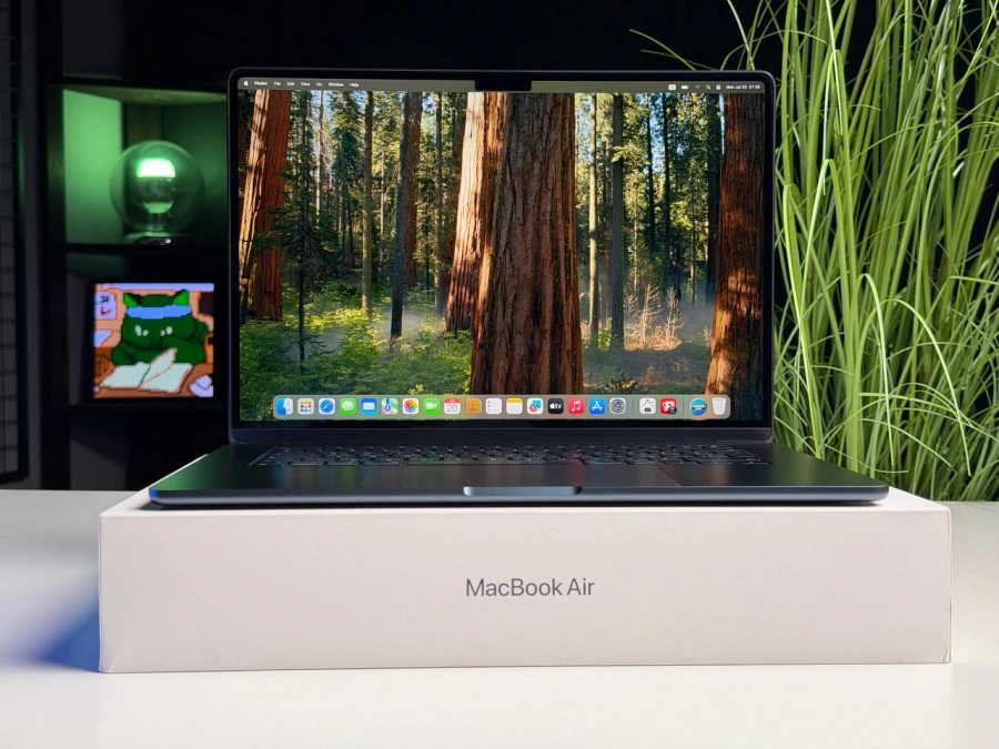 ВЖИВАНИЙ Б/У MacBook Air 15" M3/8CPU/10GPU/16GB/512GB Midnight 2024 (MXD43) - Состояние: хороший | Аккумулятор: 100% | Комплектация: полный | Гарантия: 3 мес.
