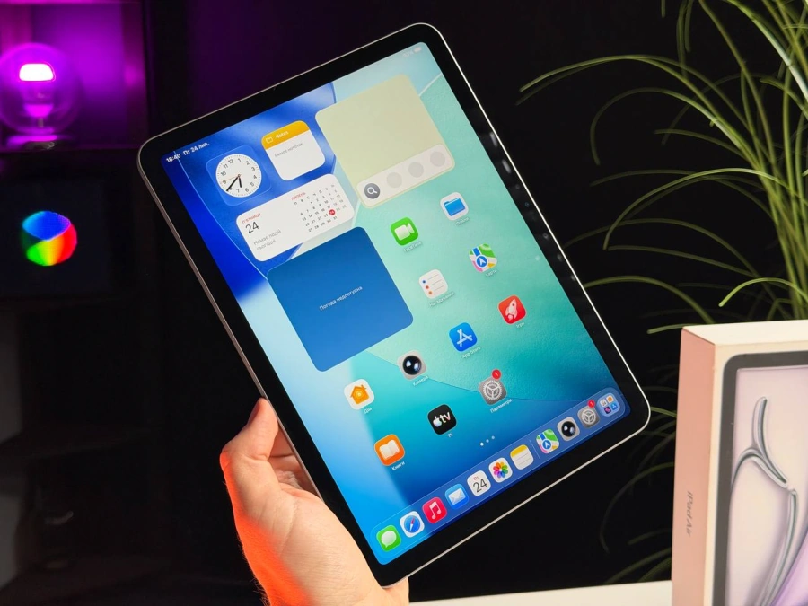 ВЖИВАНИЙ Б/У Планшет Apple iPad Air 11'' M2 2024 Wi-Fi 256GB Space Gray (MUWG3) - Состояние: хороший | Аккумулятор: 93% | Комплектация: полный | Гарантия: 3 мес.