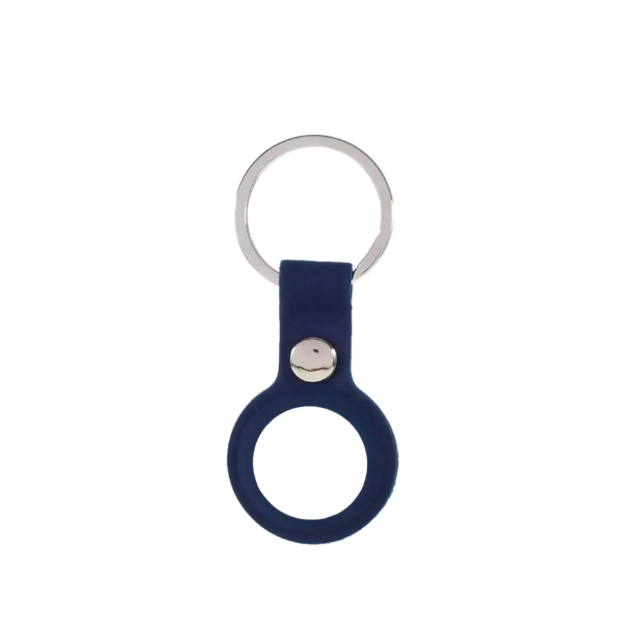 Чохол-брелок AirTag Silicone Key Ring Lux Copy Blue