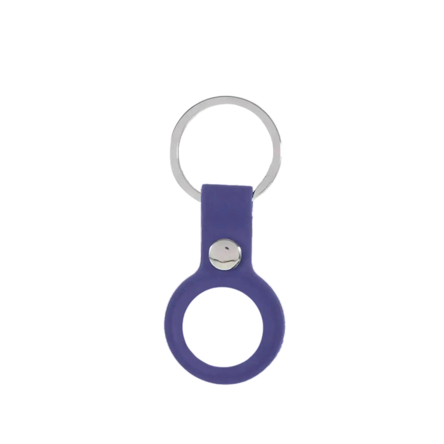 Чехол-брелок AirTag Silicone Key Ring Lux Copy Lavander Grey