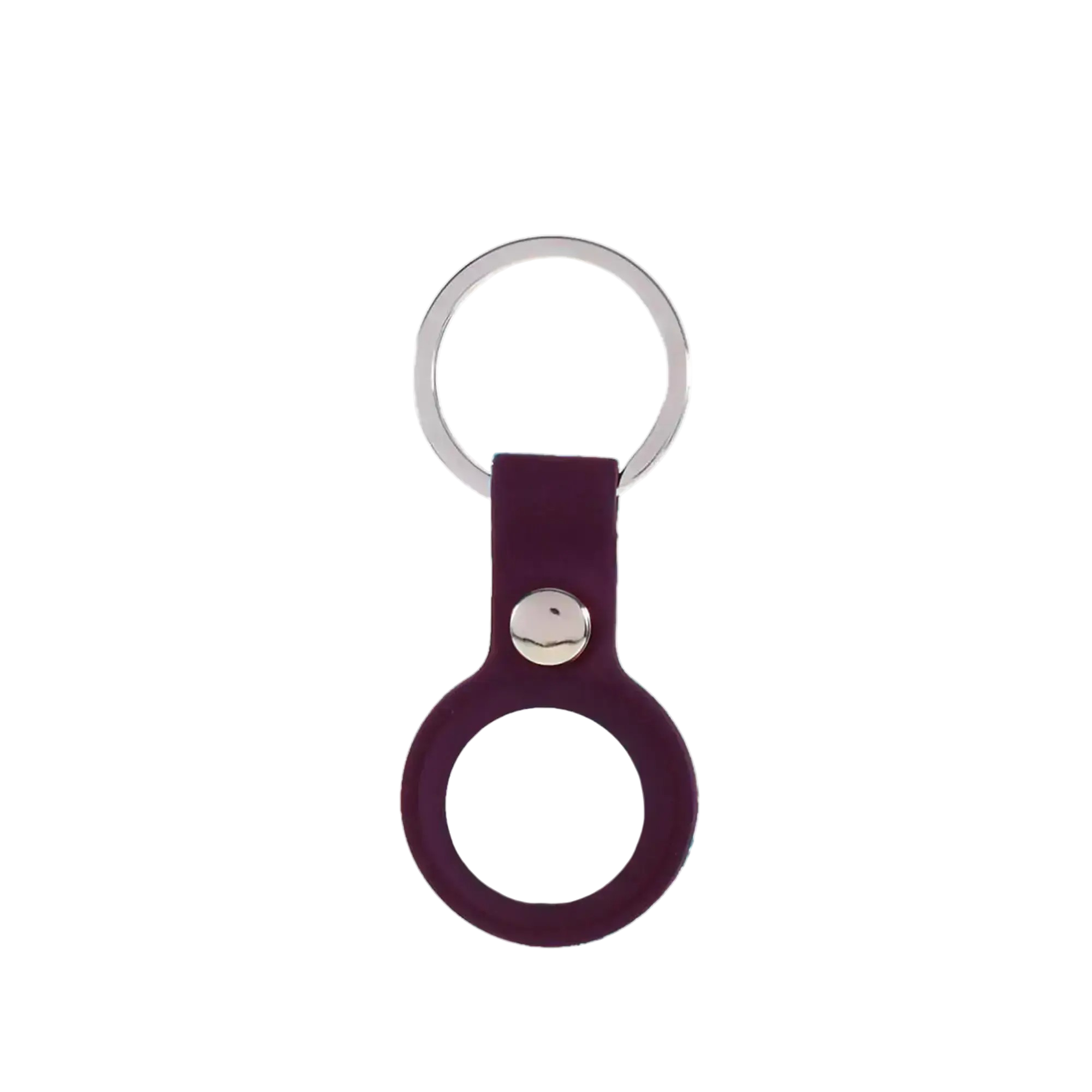 Чохол-брелок AirTag Silicone Key Ring Lux Copy Plum