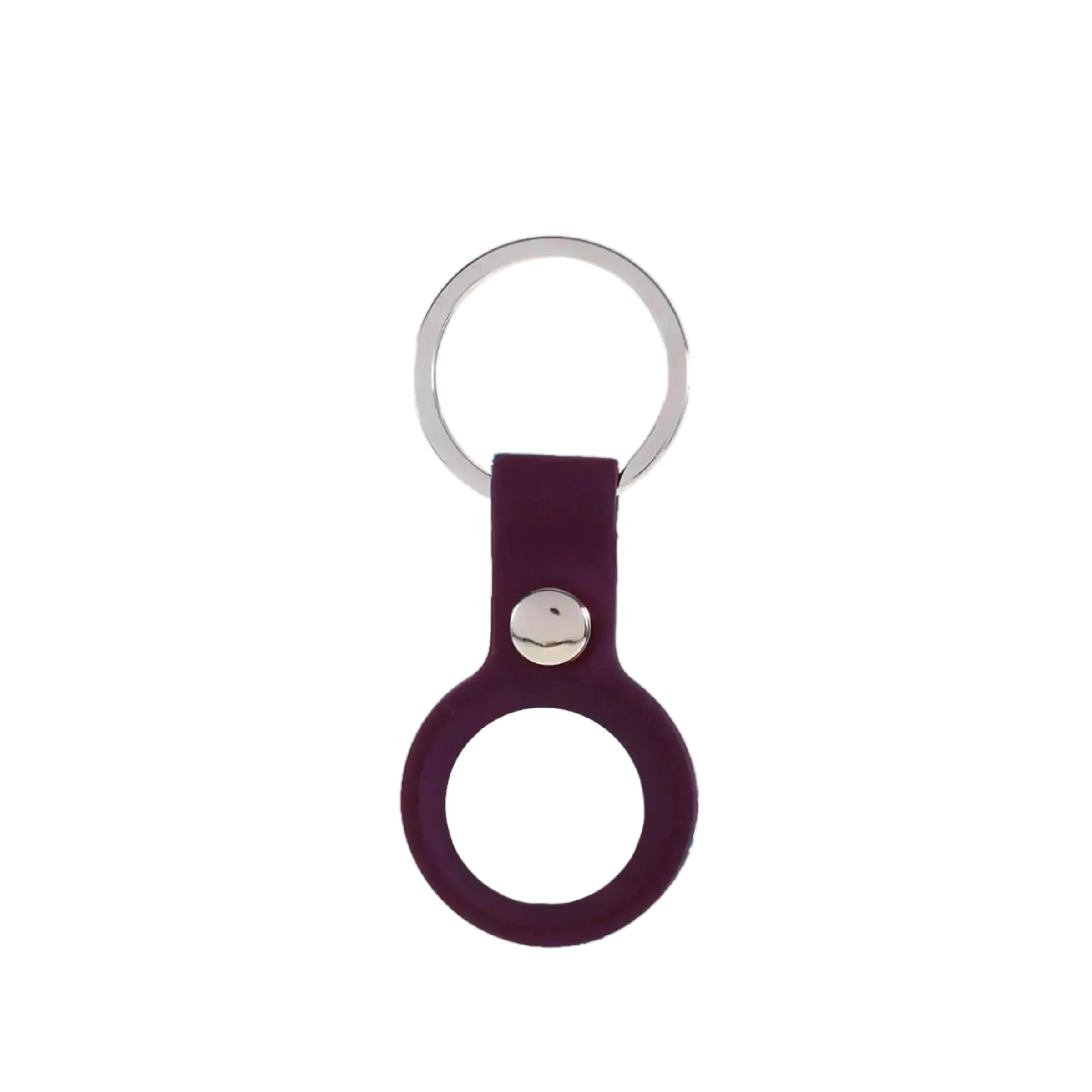 Чохол-брелок AirTag Silicone Key Ring Lux Copy Plum